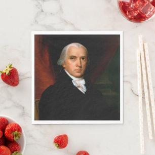 Guardanapo De Papel James Madison, o 4º Presidente: América Colonial