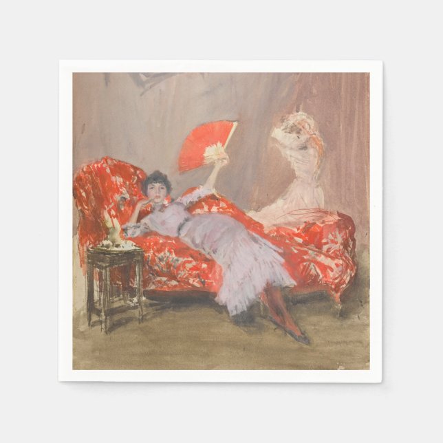 Guardanapo De Papel James Whistler - Milly Finch (Frente)