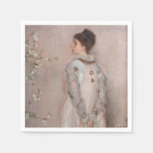 Guardanapo De Papel James Whistler - Sinfonia em Cor e Rosa da Carne