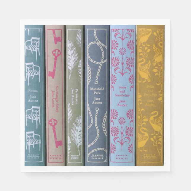 Guardanapo De Papel Jane Austen Novels Napkins (Frente)