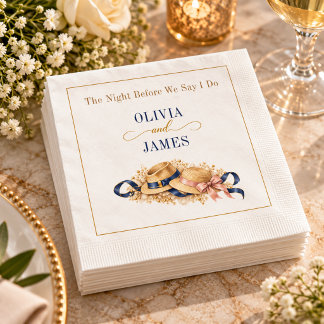 Guardanapo De Papel Jantar de Ensaios de Casamento Vintage para Casal