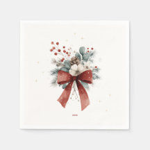 Jantar de Natal com Laço Floral
