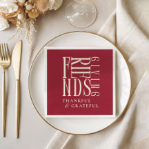 Jantar moderno de Ação de Graças entre amigos