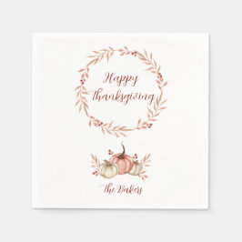 Guardanapo De Papel Janto de Ação de Graças Napkin Pumpkin Spice