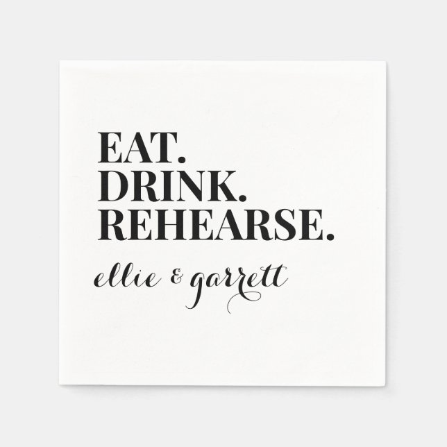 Guardanapo De Papel Janto de ensaio a frio (Frente)