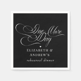 Guardanapo De Papel Janto de ensaio de casamento