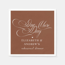 Guardanapo De Papel Janto de ensaio de casamento