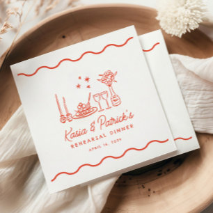 Guardanapo De Papel Janto de ensaio de massas brancas, em Itália,