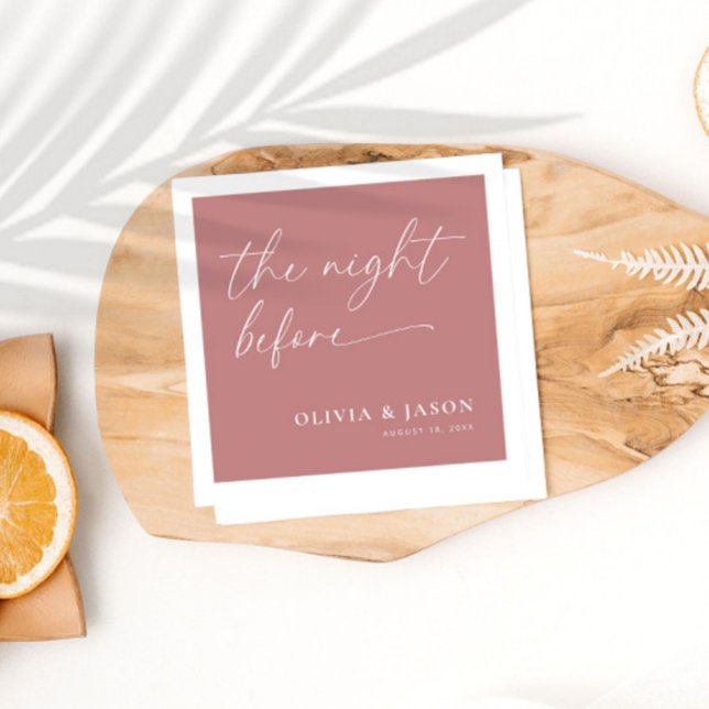 Guardanapo De Papel Janto de ensaio Dusty Pink (Criador carregado)