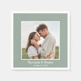 Guardanapo De Papel Janto de ensaio fotográfico Eucalyptus Napkins