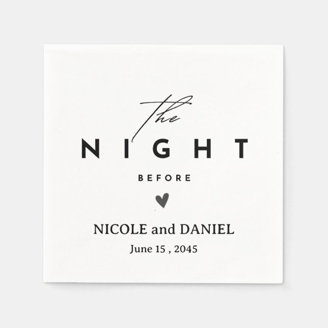 Guardanapo De Papel Janto de ensaio personalizado (Frente)