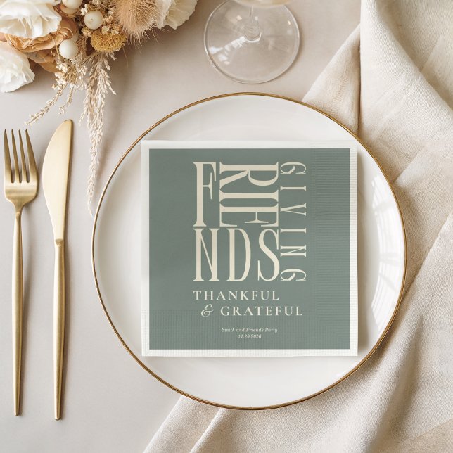 Guardanapo De Papel Janto Moderno de Amizade Floral (Criador carregado)