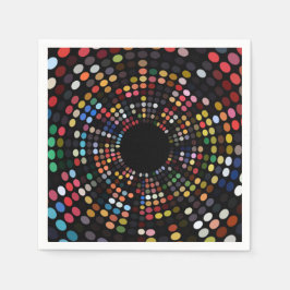 Guardanapo De Papel Janto Psicodélico dos anos sessenta