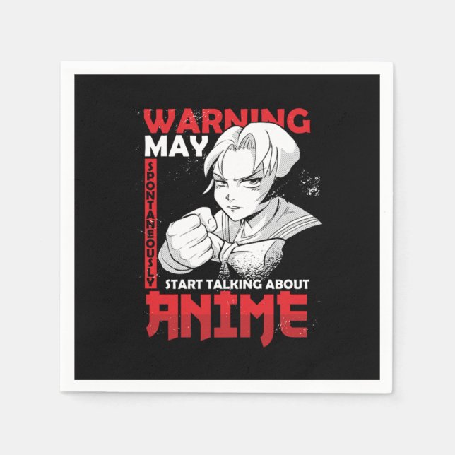 Guardanapo De Papel Japão - Otaku Manga Cosplay Jogos - Guerra dos Pre (Frente)