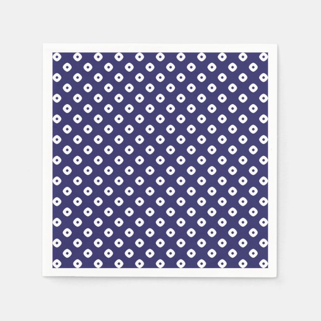 Guardanapo De Papel Japonês Blue Napkins (Frente)