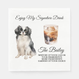 Guardanapo De Papel Japonês Chin Weding Signature Beber Napkins