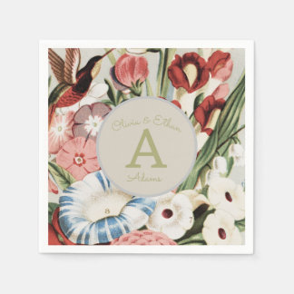 Guardanapo De Papel Jardim de Algodão Inglês