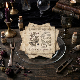 Guardanapo De Papel Jardim de Ervas Poison Nightshade