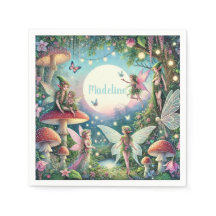 Jardim de fada branca encantado no aniversário