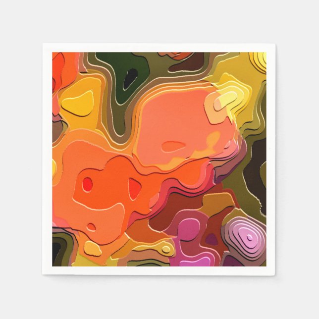 GUARDANAPO DE PAPEL JARDIM DE FLOR (Frente)