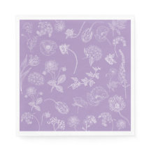 Jardim Floral de Lavanda Lilac Elegante