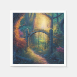 Guardanapo De Papel Jardim Florestal Encantado | Papel Nápoles