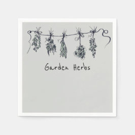 Guardanapo De Papel Jardim Herbário