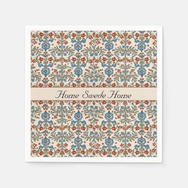 Guardanapo De Papel Jardim Norueguês, personalizado (Frente)