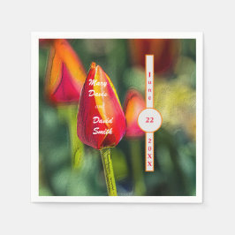 Guardanapo De Papel Jardim Texturizado de Tulip