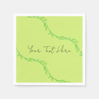 Guardanapo De Papel Jardim Verde