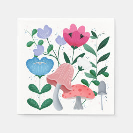 Guardanapo De Papel Jardim Whimsical