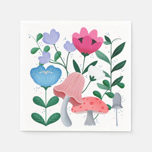 Guardanapo De Papel Jardim Whimsical (Frente)
