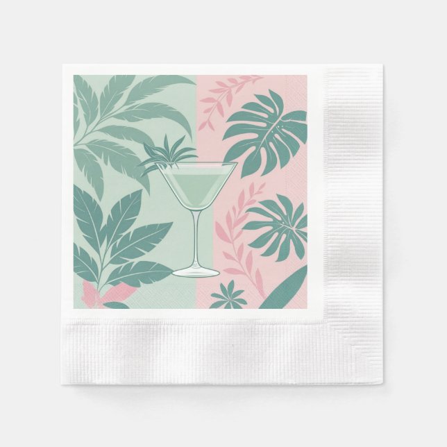 Guardanapo De Papel Jardín de Cóctel (Frente)