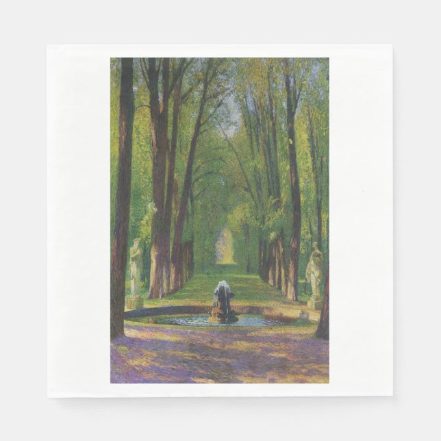 Guardanapo De Papel Jardins do Palácio de Versalhes (França) (Frente)