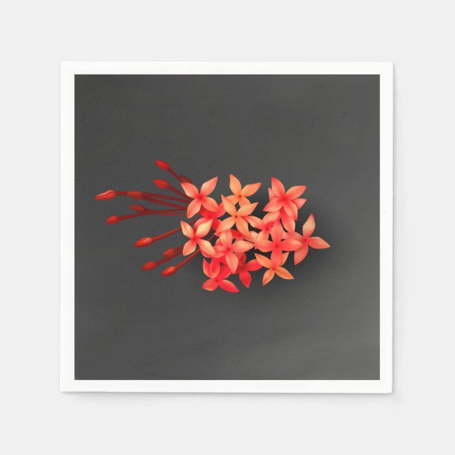 Guardanapo De Papel Jasmine Ocidental Ocidental Exótica (Frente)