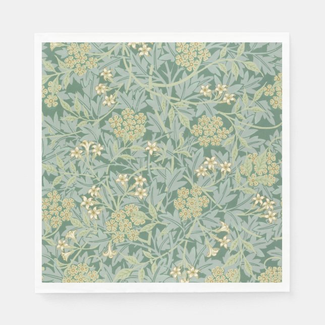 Guardanapo De Papel Jasmine (por William Morris) (Frente)