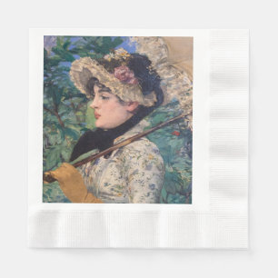 Guardanapo De Papel Jeanne (Primavera) Por Édouard Manet