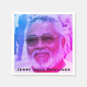 Guardanapo De Papel Jerry Rawlings, J.J. Rawlings, Presidente do Gana