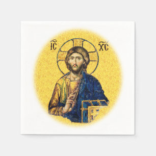 Guardanapo De Papel Jesus Cristo Pantocrator