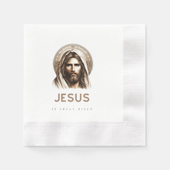 Guardanapo De Papel Jesus ressuscitou verdadeiramente! (Frente)