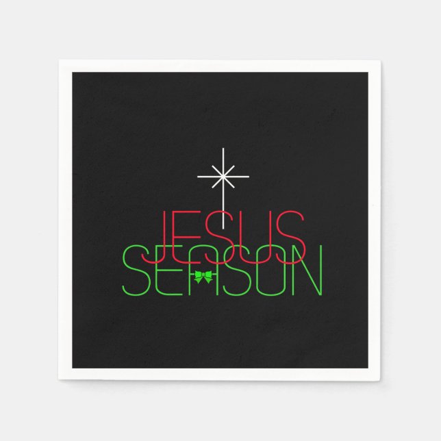Guardanapo De Papel Jesus Season (Frente)