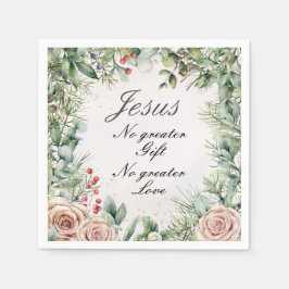 Guardanapo De Papel Jesus, Sem Presente Maior, Sem Amor Maior, Natal