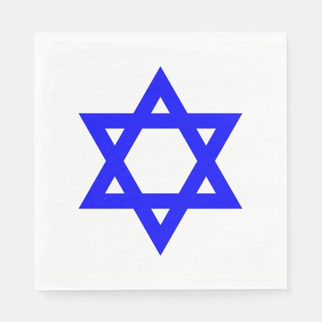 Guardanapo De Papel ✡︎ Jewish Star de David (Frente)