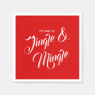 Guardanapo De Papel Jingle & Mingle Christmas Holiday Paper Napkin