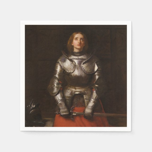 Guardanapo De Papel Joan of Arc (por John Everett Millais) (Frente)