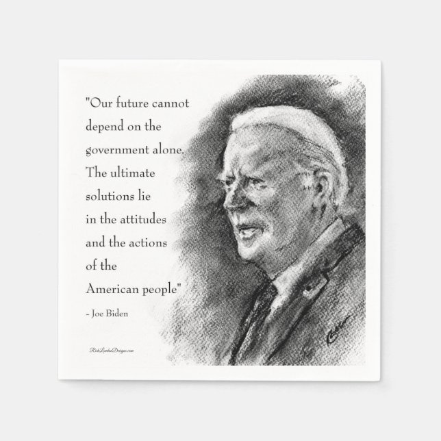 Guardanapo De Papel Joe Biden & Cote (Frente)