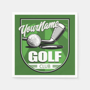 Guardanapo De Papel Jogador de Golfe Personalizado