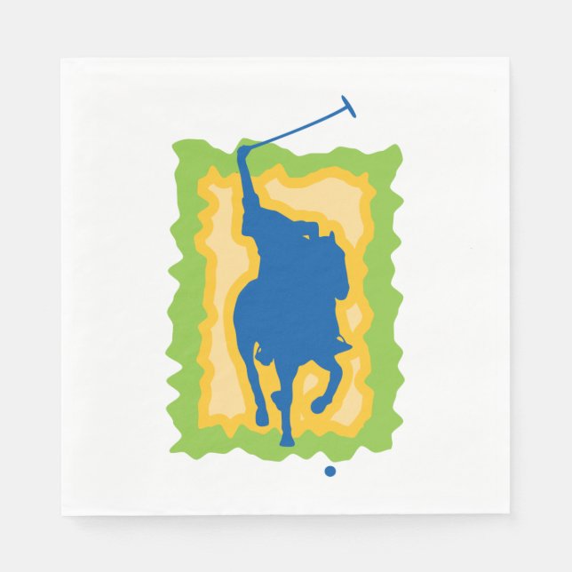 Guardanapo De Papel Jogador de Polo (Frente)