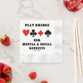 Guardanapo De Papel Jogar Bridge Para Benefícios Sociais e Mentais Nai