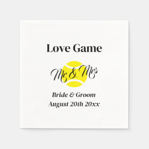 Guardanapo De Papel Jogo de Amor Engraçado, casamento do tema do Sr &